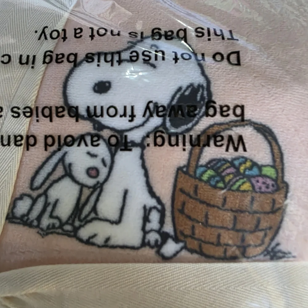 Snoopy Easter Blanket-NWT